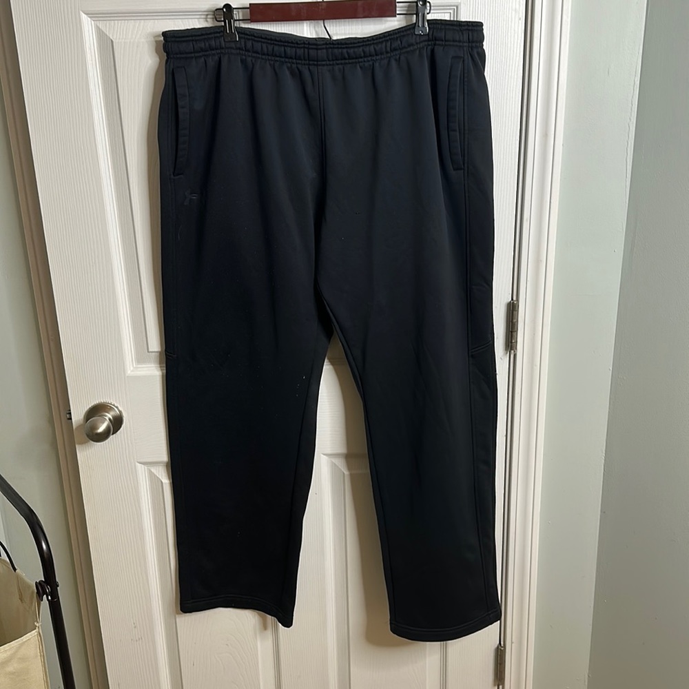 Men’s GUC Under Armour Sweatpants Cold Gear Loose Fit XXL Black